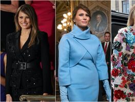 Los outfits más lujosos de Melania Trump