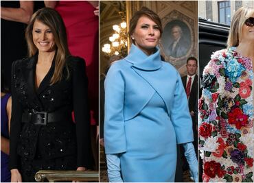 Los outfits más lujosos de Melania Trump