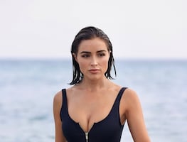 Olivia Culpo cautiva con bikini 'nude' durante viaje a Nayarit