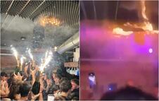 Tragedia en Suiza: momento exacto en que inició el incendio en un bar en la fiesta de Año Nuevo que dejó 40 personas muertas