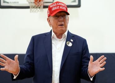 Trump se irrita con reportero por pregunta sobre el aborto: “Deja de hablar de eso”