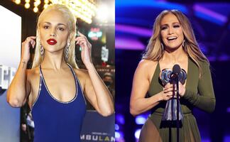 Eiza González sigue a JLo y luce una falda totalmente transparente 