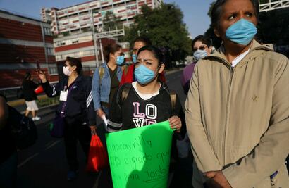 Enfermeras mexicanas denuncian que tienen que comprar sus materiales