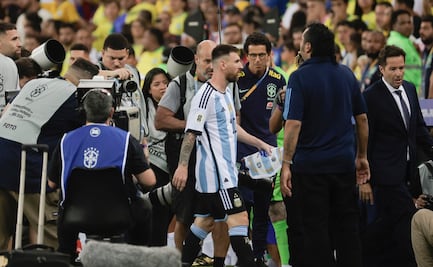 Messi y la selección argentina se retiran del Maracaná tras enfrentamientos entre hinchas