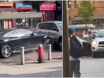 ¡De película! Ladrones chocan contra camioneta para robar 20 mil dólares en Manhattan