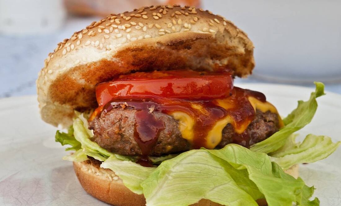 La mujer comenzó a tener problemas gastrointestinales 24 horas después de comer la hamburguesa. Foto: Pixabay