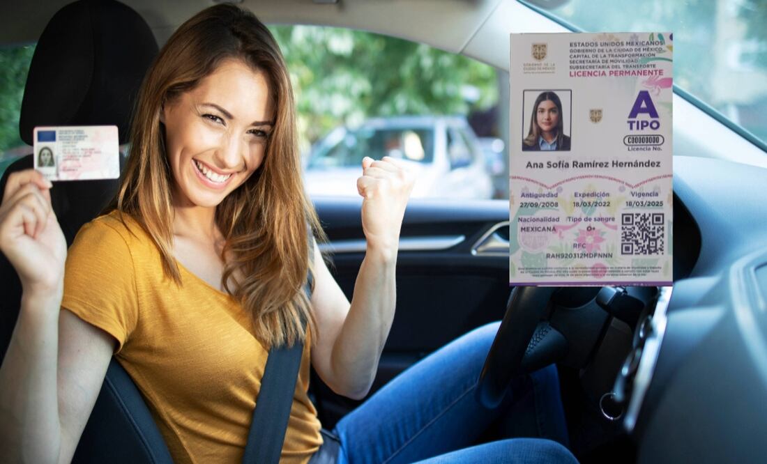 Licencia de conducir permanente CDMX. Congreso avala expedición del documento. Precio y fechas. Foto: iStock / Smederevac / Secretaría de Movilidad CDMX