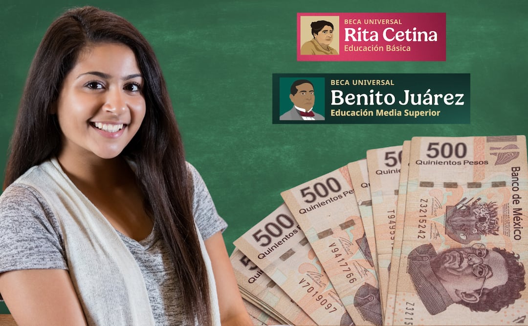 ¿Cuándo llega el pago de octubre de la Beca Rita Cetina y Benito Juárez? Este es el calendario tentativo. Foto: Canva / Coordinación Nacional de Becas para el Bienestar Benito Juárez