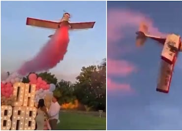 Fiesta de revelación de género termina en tragedia con aparatoso choque de avioneta
