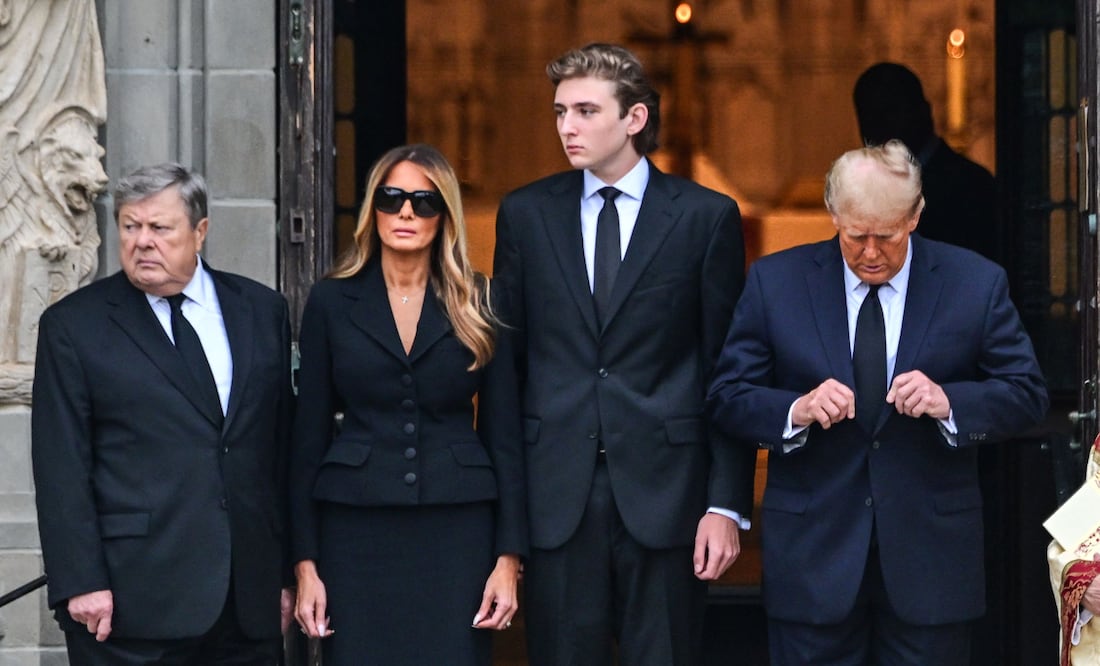 Barron Trump. ¿Quién es el hijo menor de Donald Trump, edad, qué estudia y quién es su novia? Foto: GIORGIO VIERA / AFP