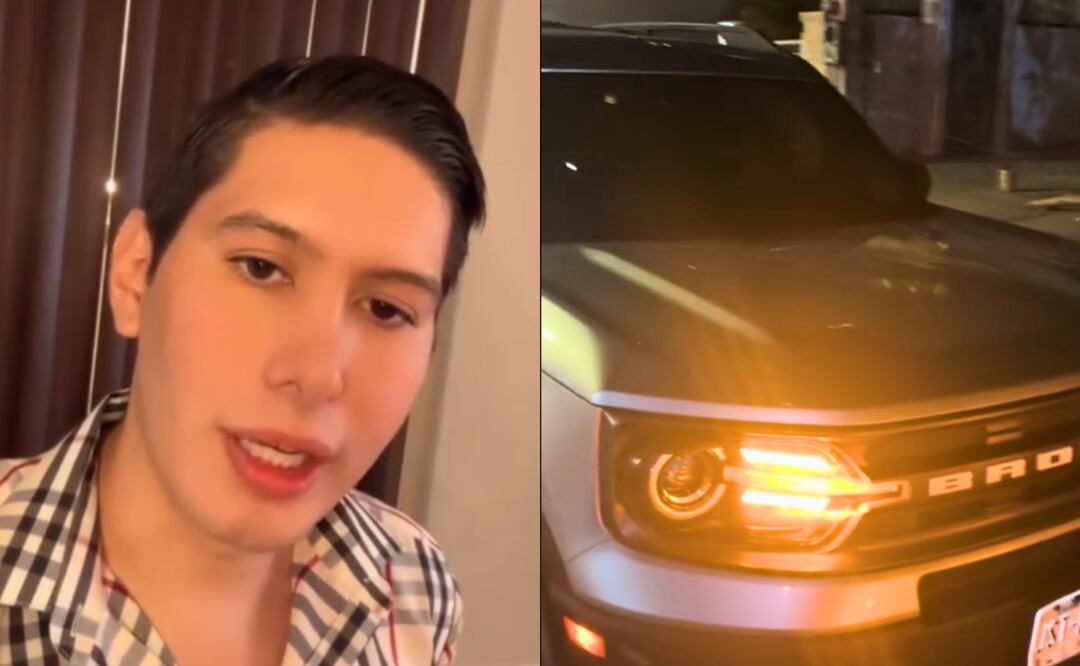 Mexicano lleva su camioneta a arreglar y la encuentra utilizada por jóvenes fuera de la agencia. Foto: TikTok/TonyLanderos