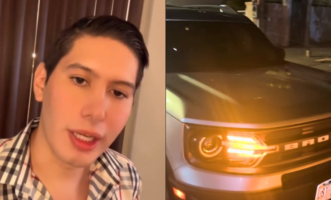 Mexicano lleva su camioneta a arreglar y la encuentra utilizada por jóvenes fuera de la agencia. Foto: TikTok/TonyLanderos