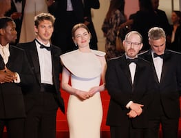 Cannes 2025: Eddington reúne a Pedro Pascal, Joaquin Phoenix y Emma Stone en la alfombra roja. FOTOS