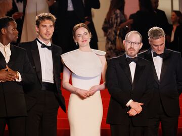 Cannes 2025: Eddington reúne a Pedro Pascal, Joaquin Phoenix y Emma Stone en la alfombra roja. FOTOS