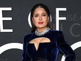 El atrevido vestido con el que Salma Hayek conquistó Nueva York