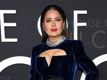El atrevido vestido con el que Salma Hayek conquistó Nueva York