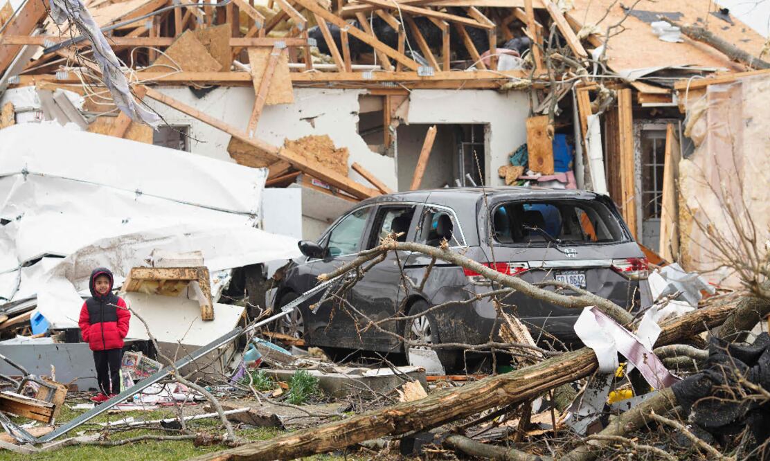 Al menos tres muertos dejan tornados en Ohio. Foto AFP