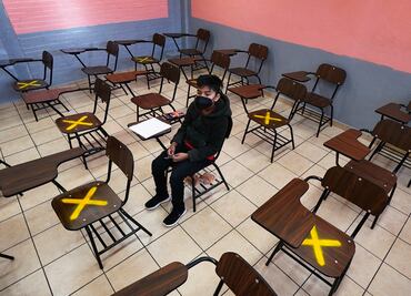 Las fotos del regreso a clases presenciales en México