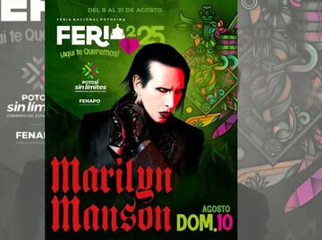 Marilyn Manson en SLP. Católicos piden cancelar show por "propiciar el mal"