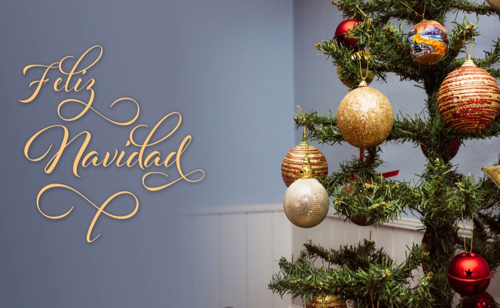 Imagen para enviar por WhatsApp Feliz Navidad. Adobe