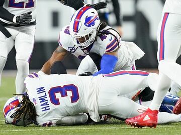 Damar Hamlin, de Bills, en estado crítico tras dramática lesión en NFL