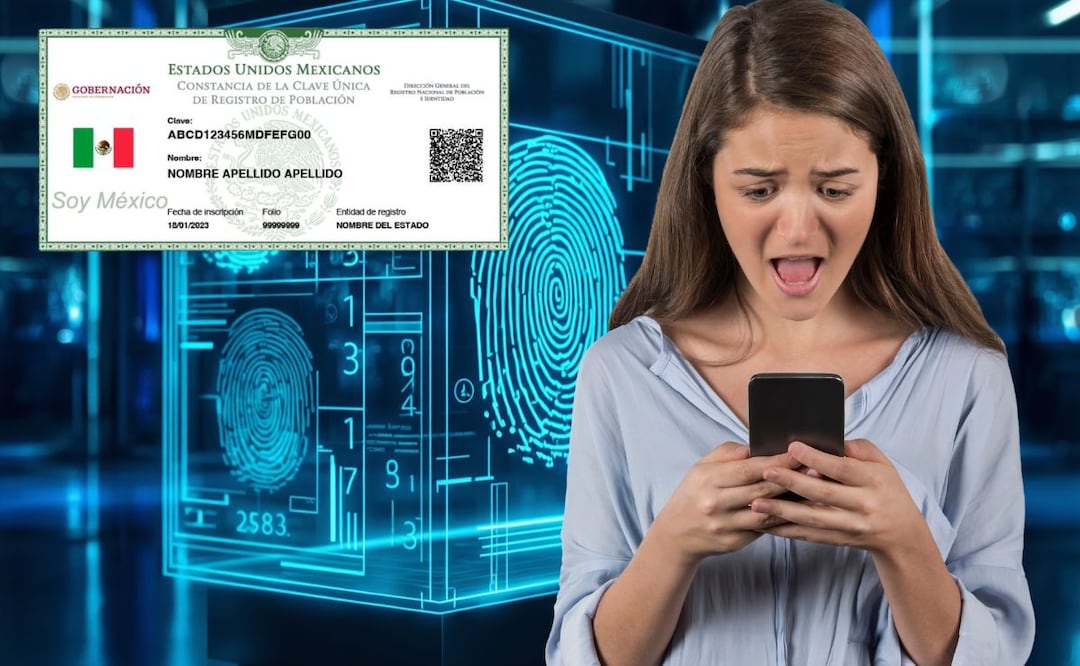 ¿Telcel y AT&T registran tu línea SIN permiso Diputado lanza grave alerta por CURP Biométrica. Foto: Canva / RENAPO