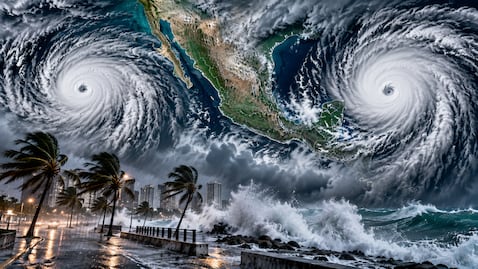 Isaías y Simón amenazan a México: estos estados tendrán lluvias torrenciales, fuertes vientos y oleaje en fin de semana
