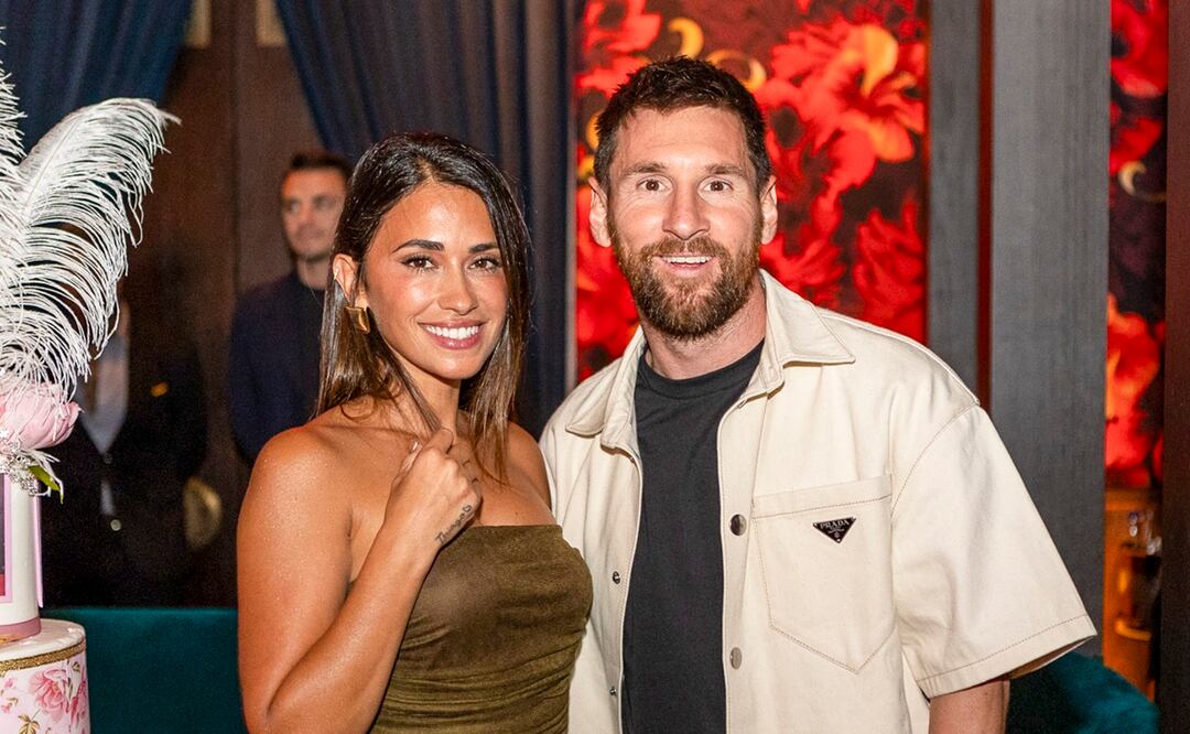 Antonela Roccuzzo celebra su cumpleaños con Messi y Bizarrap con diminuto vestido strapless. Foto: The Grosby Group
