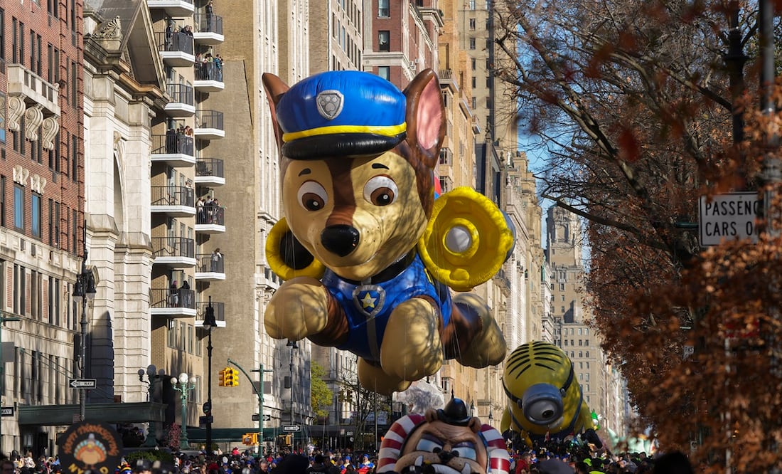 Macy's Thanksgiving Day Parade.  (AP Photo/Jeenah Moon)