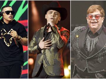 Daddy Yankee, Christian Nodal y Elton John, los shows que ofrece San Antonio para este año