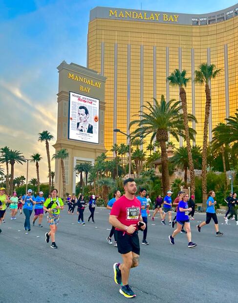 El primer tramo de la carrera en Las Vegas llegó al Mandalay Bay. Foto: Pamela Benítez/Vive USA