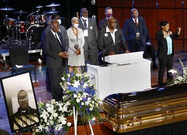 Inicia funeral de George Floyd en Minneapolis
