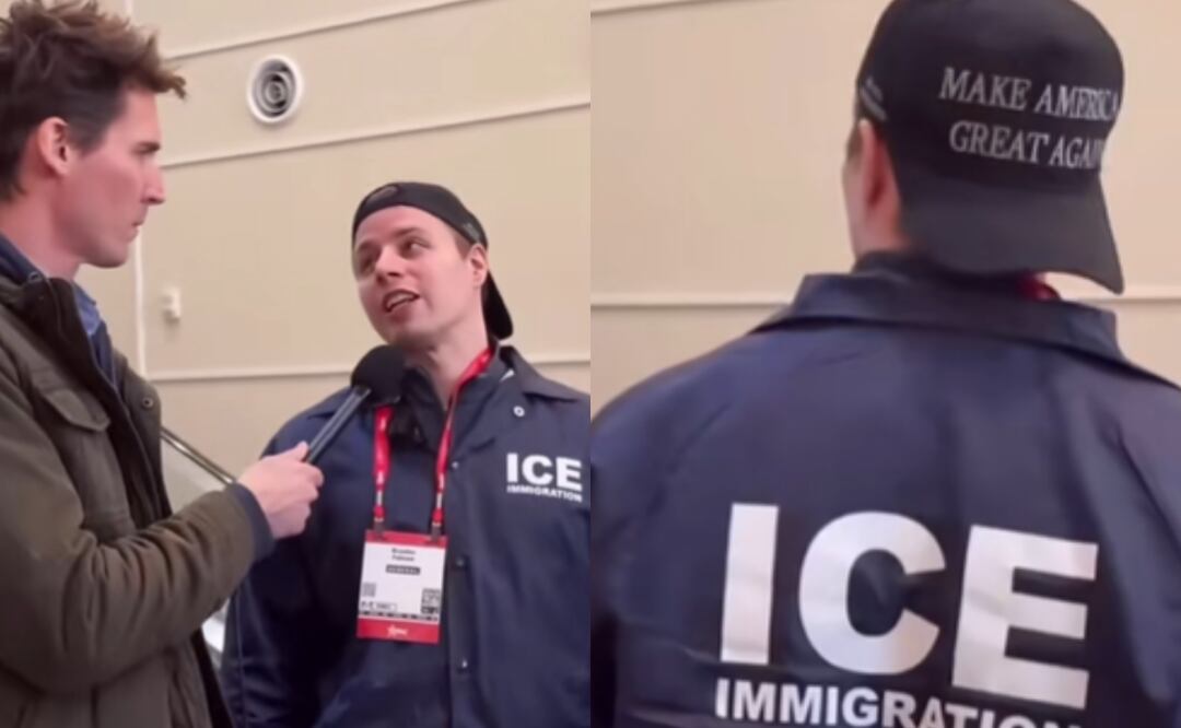 Hombre estadounidense compra chamarra del ICE para asustar inmigrantes: “Verás a todos los ilegales correr”. Foto: Captura redes sociales