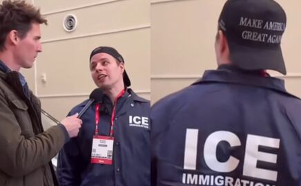 Hombre estadounidense compra chamarra del ICE y la usa para asustar inmigrantes: “Verás a todos los ilegales correr"