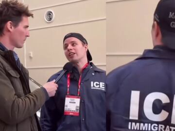 Hombre estadounidense compra chamarra del ICE y la usa para asustar inmigrantes: “Verás a todos los ilegales correr"