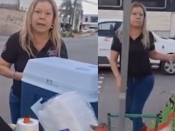 Surge “Lady Tamales”: Mujer destruye puesto ambulante y las redes enfurecen