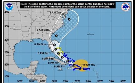 Huracán Isaías gana fuerza en el Caribe rumbo a Florida