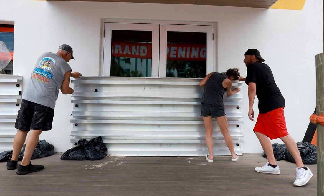 Huracán Idalia. AFP  (Photo by JOE RAEDLE / GETTY IMAGES NORTH AMERICA / Getty Images via AFP)