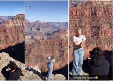 Presentan cargos contra tiktoker por lanzar pelota y palo de golf al Gran Cañón