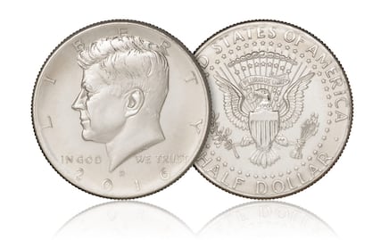Esta es la moneda de $50 centavos de John F. Kennedy que vale $196,165 pesos en Estados Unidos