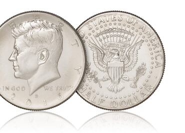 Esta es la moneda de $50 centavos de John F. Kennedy que vale $196,165 pesos en Estados Unidos