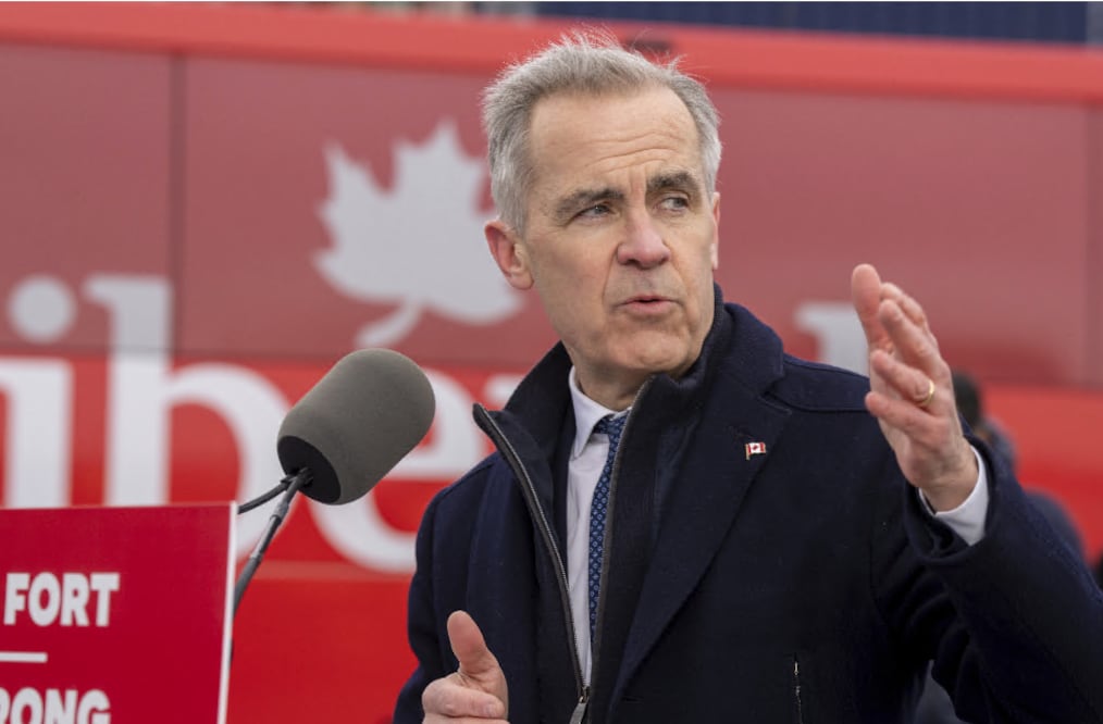 Carney califica la conversación con Trump como "muy cordial y sustancial". (Frank Gunn/The Canadian Press via AP)