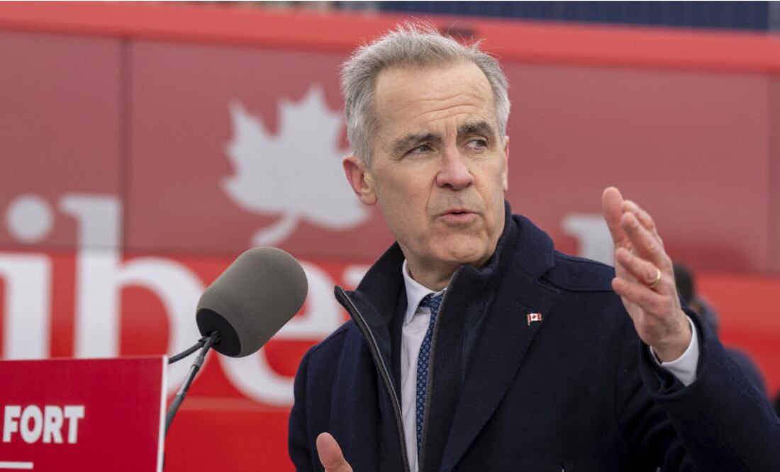 Carney califica la conversación con Trump como "muy cordial y sustancial". (Frank Gunn/The Canadian Press via AP)
