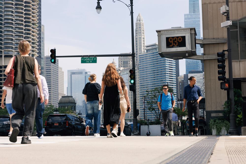 Ola de calor golpea el medio oeste y este de EU: Temperaturas superan los 40°C (Anthony Vazquez/Chicago Sun-Times via AP)