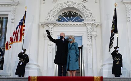 Joe Biden entra como presidente a la Casa Blanca