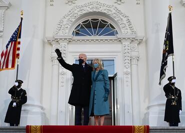 Joe Biden entra como presidente a la Casa Blanca