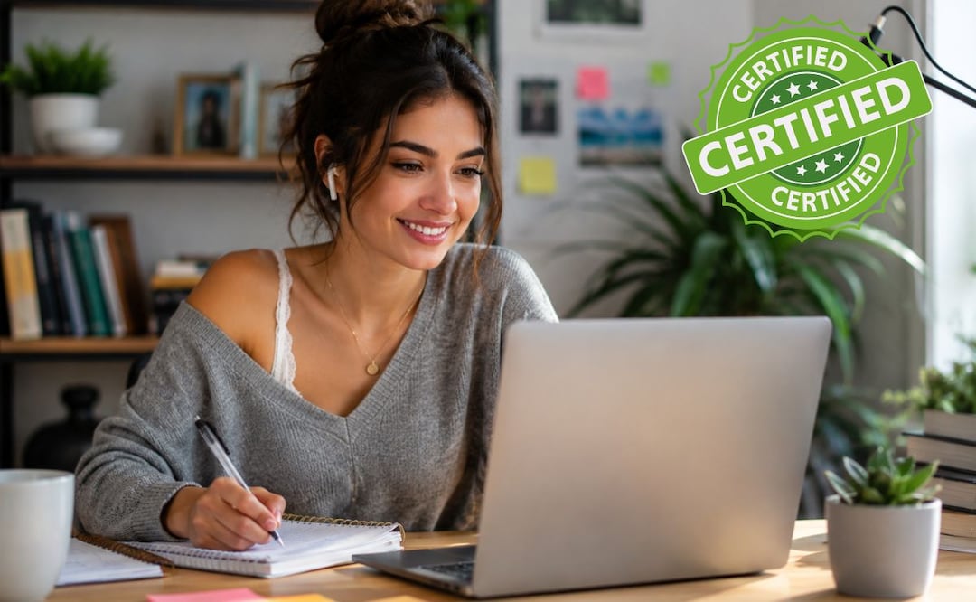 Cursos en línea 2026: Qué estudiar por menos de mil pesos para conseguir un mejor empleo. Foto: Canva