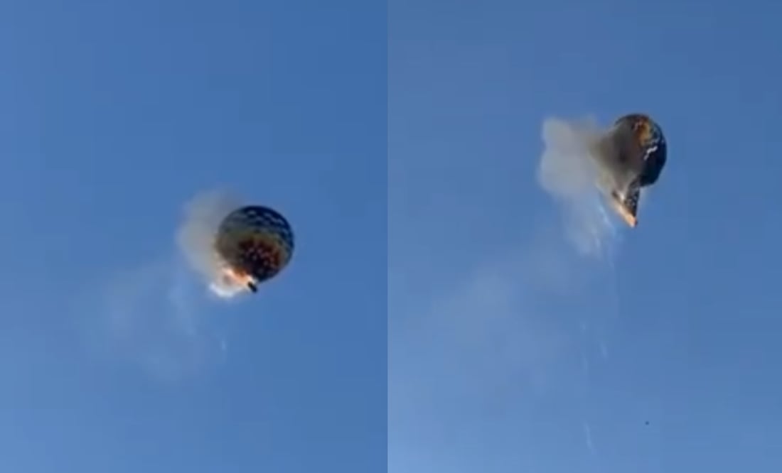 Tragedia en Brasil: ocho muertos tras accidente de globo aerostático en una zona turística. Foto: Captura de Video