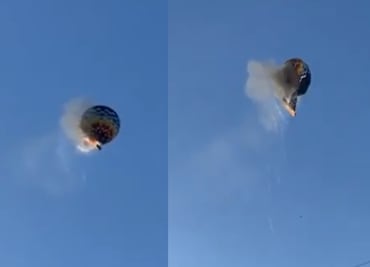 Tragedia en Brasil: ocho muertos tras accidente de globo aerostático en una zona turística. VIDEO