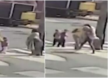 Video. Indigente intenta secuestrar a menor en el Bronx, Nueva York